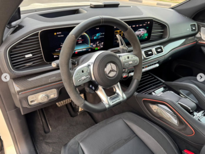 2020 Mercedes-AMG GLE 53 4MATIC+ Coupe 3.0 Litres Turbo L6 Engine White Black SUV