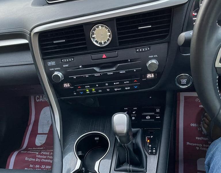 2019 Lexus RX300 F Sport 2.0-liter turbocharged 4-cylinder Petrol Engine White Black SUV