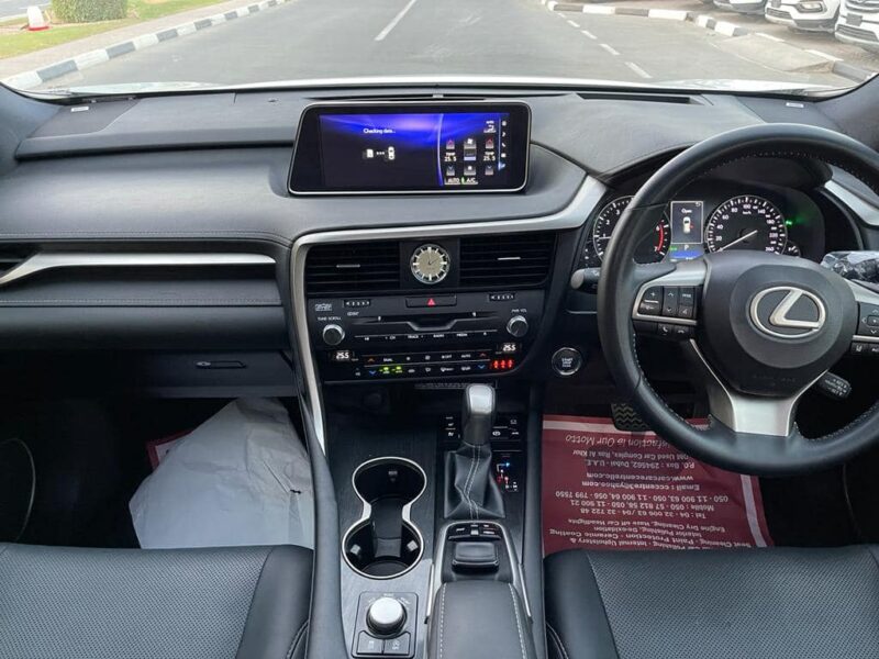 2019 Lexus RX300 F Sport 2.0-liter turbocharged 4-cylinder Petrol Engine White Black SUV