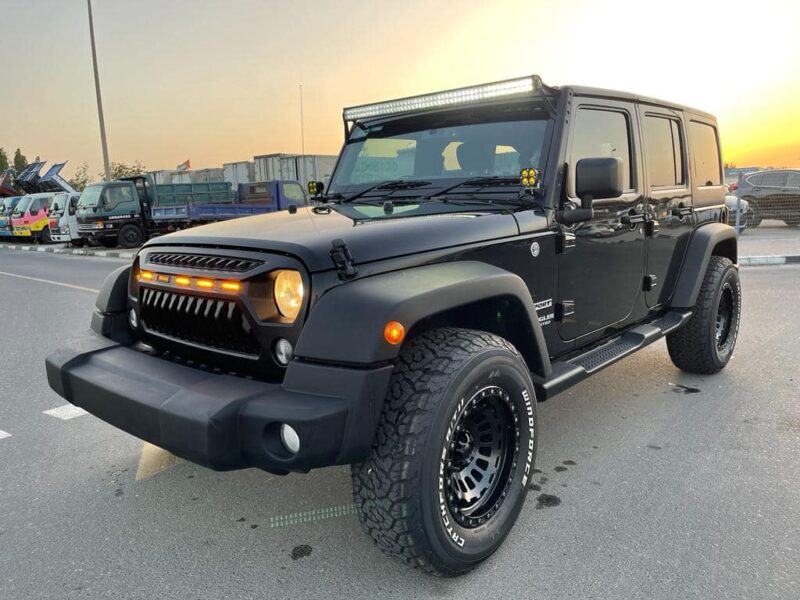 2016 Jeep Wrangler Unlimited Sport 3.6-liter Pentastar V6 Petrol Engine Black SUV