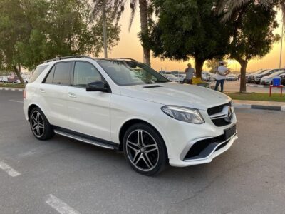 2016 Mercedes-Benz GLE 350d 4MATIC 3.0-liter V6 Turbo Diesel Engine White Black SUV