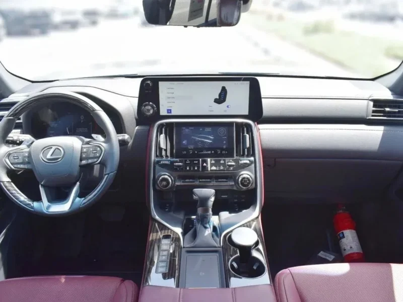 2025 Lexus LX 600 Signature 3.5-liter twin-turbo V6 Petrol Engine Grey Red SUV Automatic