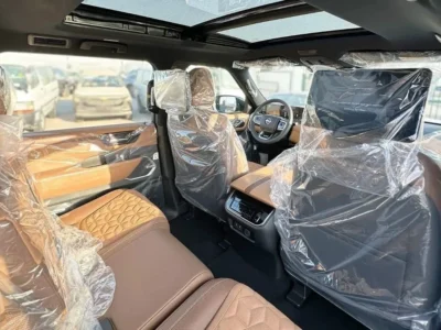 2026 Nissan Patrol LE Platinum 3.5 Liters Twin-Turbocharged V6 Petrol Engine Grey Tan SUV