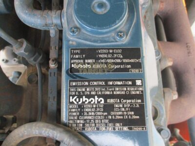 2016 HAMM HD14VV Tandem Roller 4-Cylinder Kubota Diesel Engine