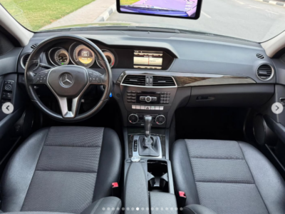 2012 Mercedes-Benz C350 3.5-liter V6 Petrol Engine Grey Black Sedan AUCTION GRADE 4.5/B