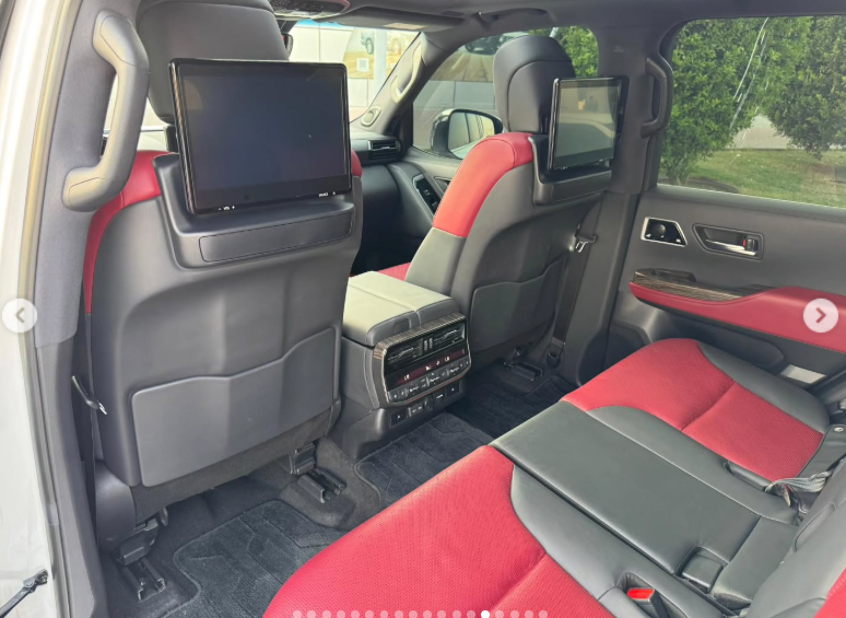 2023 Toyota Land Cruiser VXR 3.5 Litres Twin-Turbo V6 Petrol Engine White Red SUV