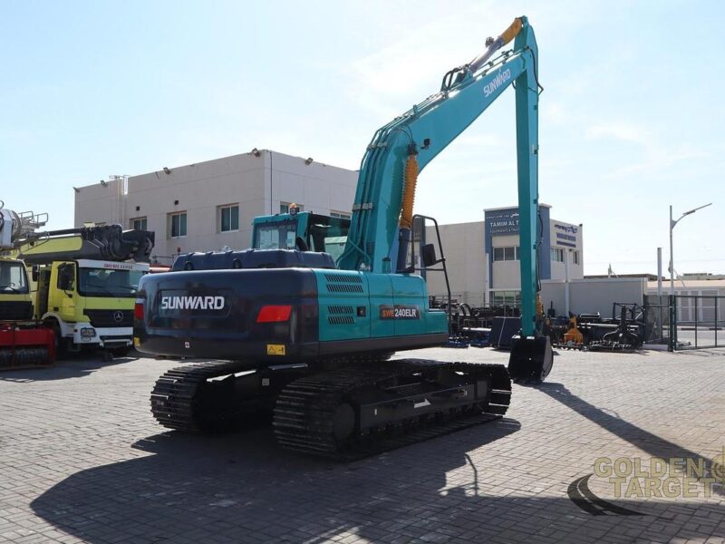 2026 SUNWARD SWE240ELR Long Boom Hydraulic Excavator 6 Cylinder Diesel Engine