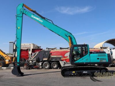 2026 SUNWARD SWE240ELR Long Boom Hydraulic Excavator 6 Cylinder Diesel Engine