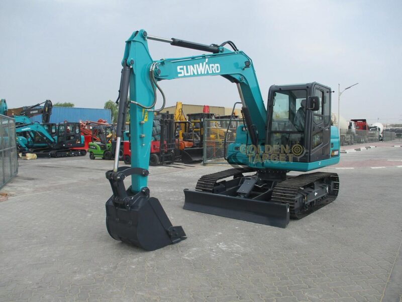 2025 SUNWARD SWE80E9 Mini Excavator 4-cylinder Yanmar Diesel Engine Automatic