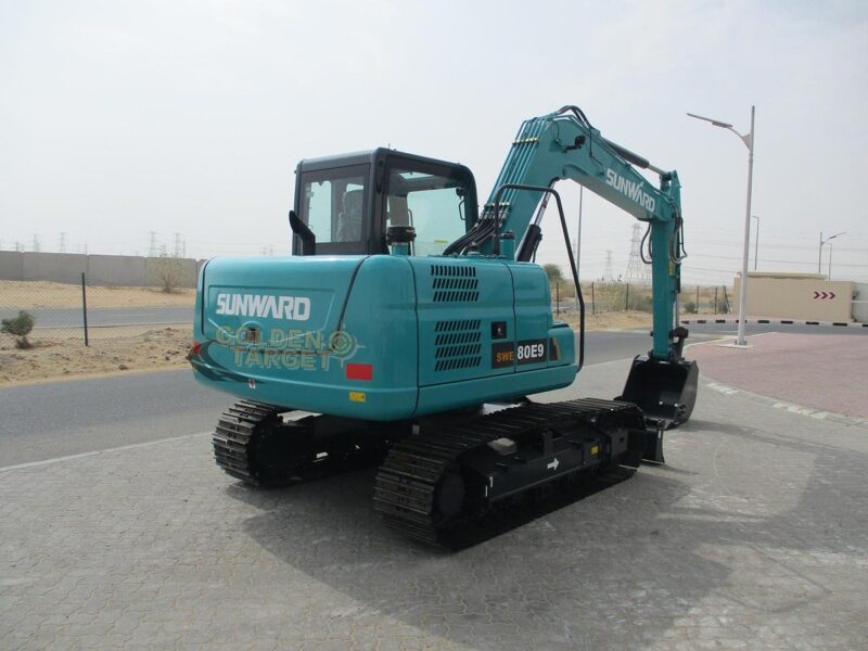 2025 SUNWARD SWE80E9 Mini Excavator 4-cylinder Yanmar Diesel Engine Automatic