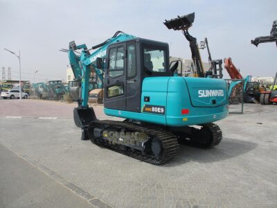 2025 SUNWARD SWE80E9 Mini Excavator 4-cylinder Yanmar Diesel Engine Automatic