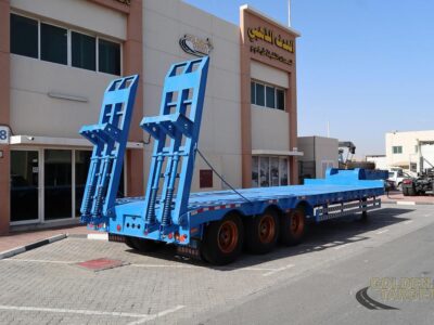 2026 Unused 3 Axle Lowbed Trailer 60-ton Manual Ramps 12R22.5 Tires