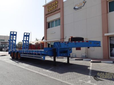 2026 Unused 3 Axle Lowbed Trailer 60-ton Manual Ramps 12R22.5 Tires