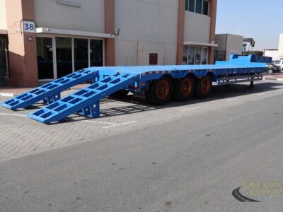 2026 Unused 3 Axle Lowbed Trailer 60-ton Manual Ramps 12R22.5 Tires