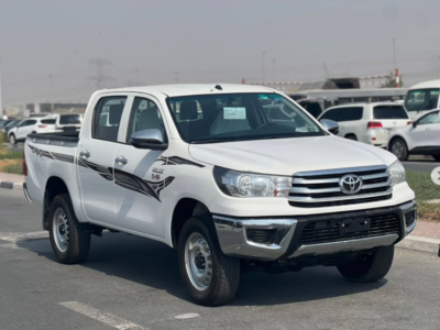 2025 Toyota Hilux 2.4 Litres 4-Cylinder Turbo Diesel White Red Double Cab Pickup MT
