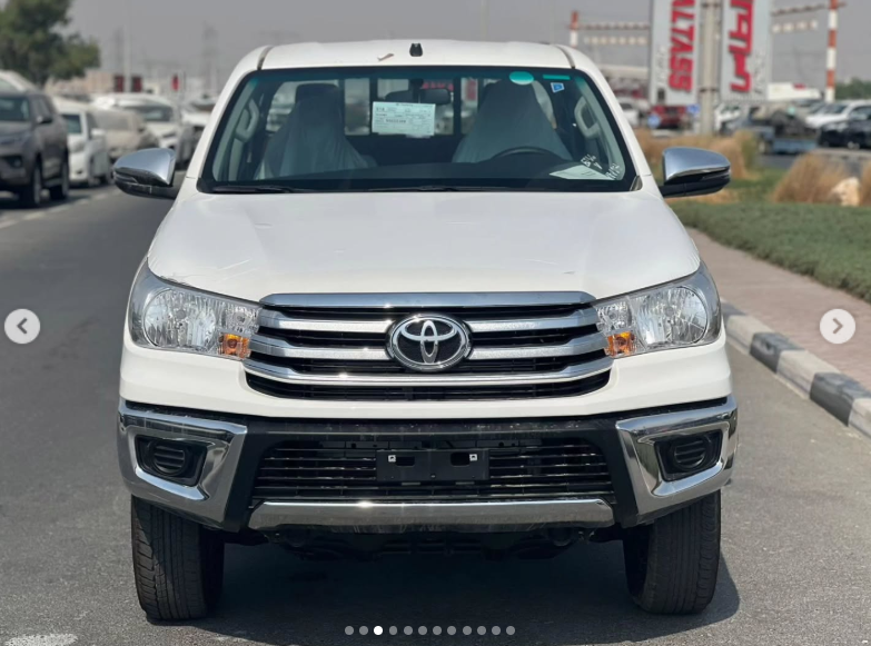 2025 Toyota Hilux 2.4 Litres 4-Cylinder Turbo Diesel White Red Double Cab Pickup MT