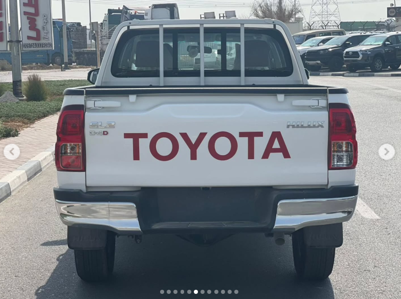 2025 Toyota Hilux 2.4 Litres 4-Cylinder Turbo Diesel White Red Double Cab Pickup MT