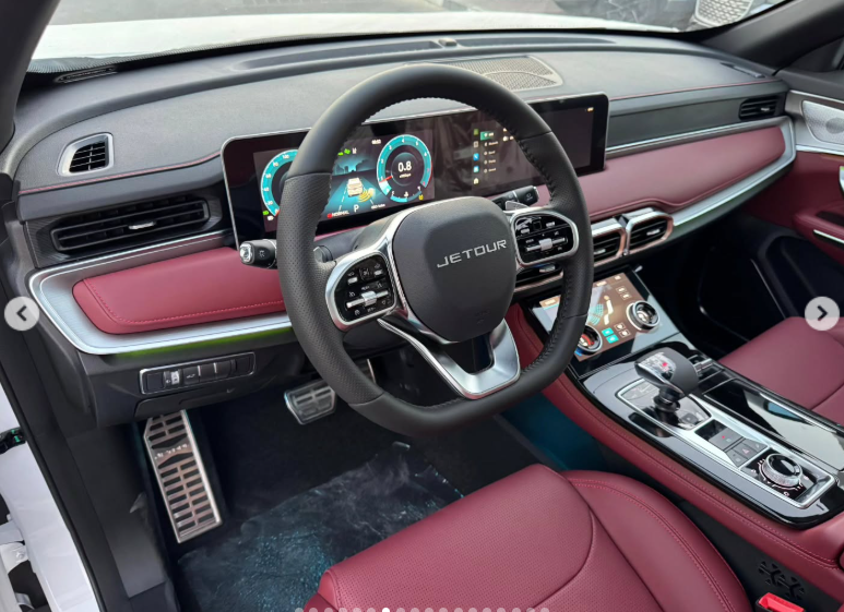 2025 Jetour X70 1.5L Turbo 4-cylinder Petrol Engine White Red SUV Automatic FWD