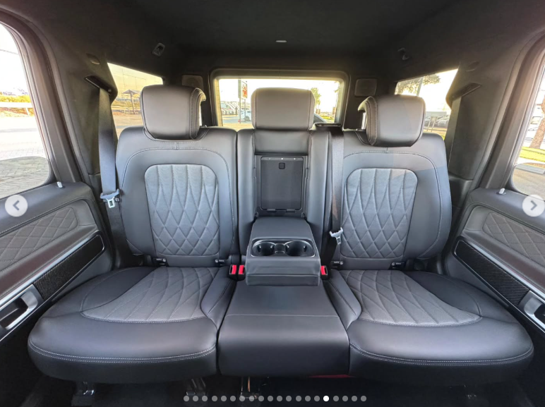 2025 Mercedes-Benz G 63 AMG 4.0-liter V8 biturbo Petrol Engine White Black SUV