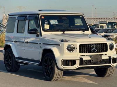 2025 Mercedes-Benz G 63 AMG 4.0-liter V8 biturbo Petrol Engine White Black SUV