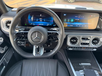 2025 Mercedes-Benz G 63 AMG 4.0-liter V8 biturbo Petrol Engine White Black SUV