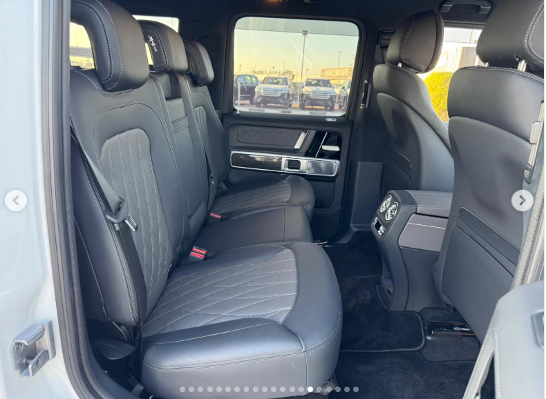 2025 Mercedes-Benz G 63 AMG 4.0-liter V8 biturbo Petrol Engine White Black SUV