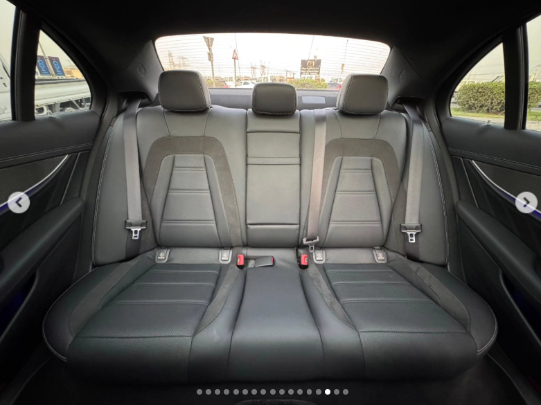 2017 Mercedes-Benz E43 AMG 3.0 Litres V6 Biturbo Petrol Engine Silver Black Sedan