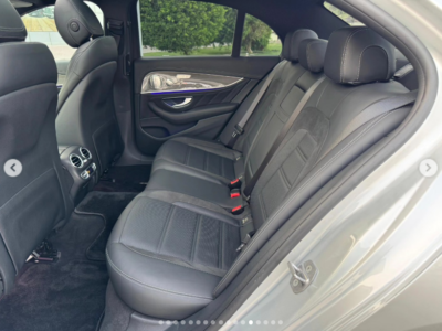 2017 Mercedes-Benz E43 AMG 3.0 Litres V6 Biturbo Petrol Engine Silver Black Sedan