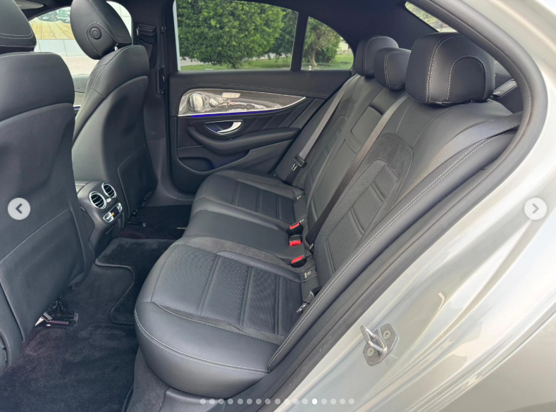 2017 Mercedes-Benz E43 AMG 3.0 Litres V6 Biturbo Petrol Engine Silver Black Sedan