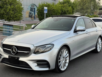 2017 Mercedes-Benz E43 AMG 3.0 Litres V6 Biturbo Petrol Engine Silver Black Sedan