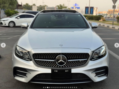 2017 Mercedes-Benz E43 AMG 3.0 Litres V6 Biturbo Petrol Engine Silver Black Sedan
