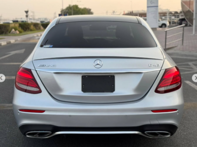 2017 Mercedes-Benz E43 AMG 3.0 Litres V6 Biturbo Petrol Engine Silver Black Sedan
