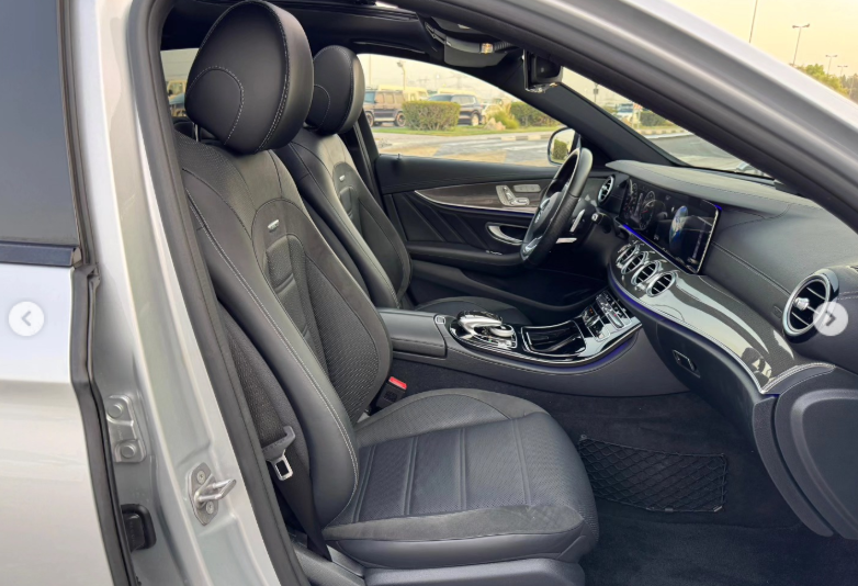 2017 Mercedes-Benz E43 AMG 3.0 Litres V6 Biturbo Petrol Engine Silver Black Sedan