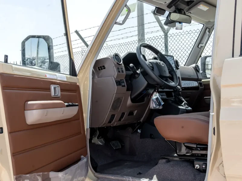 2026 Toyota Land Cruiser LC76 2.8 Litres 4-Cylinder Turbo Diesel Engine Beige Brown SUV