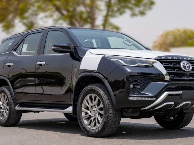 2023 Toyota Fortuner 4.0 Litres 6 Cylinders Petrol Engine Black Tan SUV Full Option