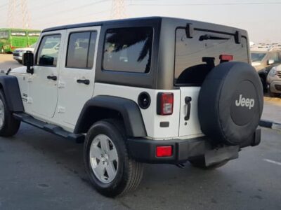 2018 Jeep Wrangler 3.6 Liters 6 Cylinders Petrol Engine White Black SUV Automatic