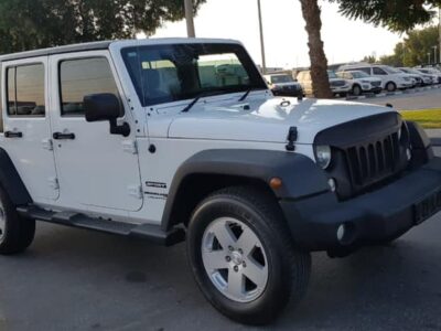 2018 Jeep Wrangler 3.6 Liters 6 Cylinders Petrol Engine White Black SUV Automatic