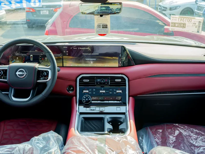 2026 Nissan Patrol SE Platinum 3.8 Litres V6 Petrol Engine Black Red SUV Automatic GCC