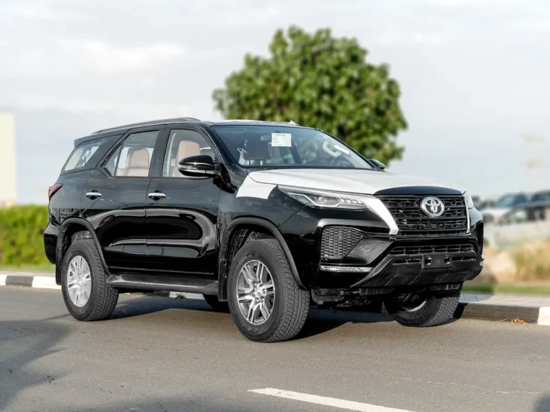2026 Toyota Fortuner GX 2.4 Litres 4 Cylinder Diesel Engine Black Tan Automatic GCC