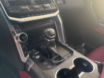 2024 Toyota Land Cruiser 300 Series GR SPORT 3.3L Twin-Turbo Diesel V6 White Red SUV