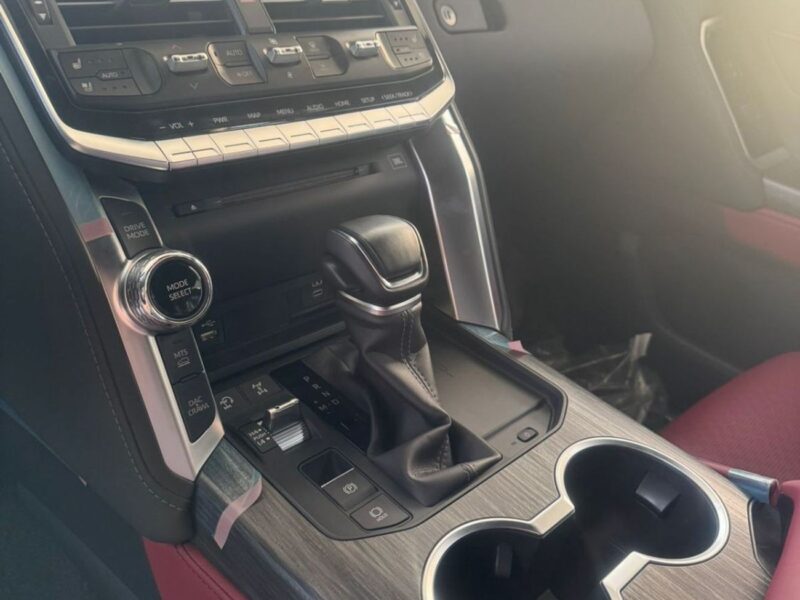 2024 Toyota Land Cruiser 300 Series GR SPORT 3.3L Twin-Turbo Diesel V6 White Red SUV