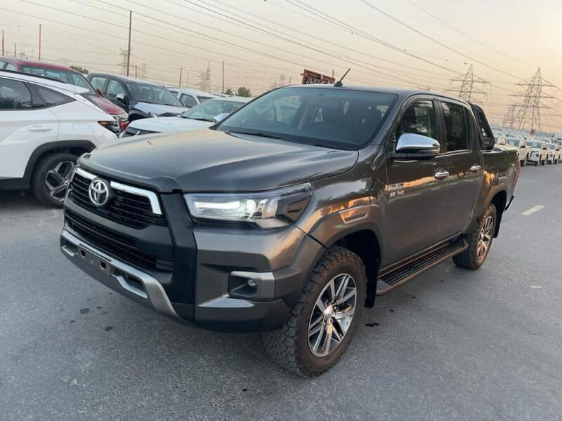 2019 Toyota Hilux SR5 Dual Cab 2.8L 1GD-FTV 4 Cylinder Diesel Turbo Grey Black Pickup
