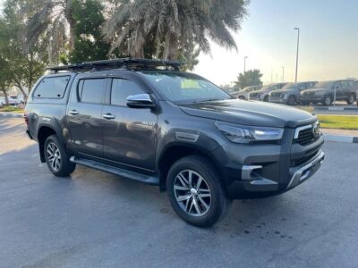 2019 Toyota Hilux SR5 Dual Cab 2.8L Cylinder Diesel Turbo Grey Black Pickup with Canopy