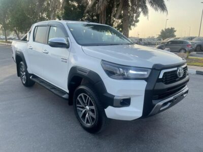 2019 Toyota Hilux SR5 Dual Cab 2.8L 1GD-FTV 4 Cylinder Diesel Turbo White Black Pickup