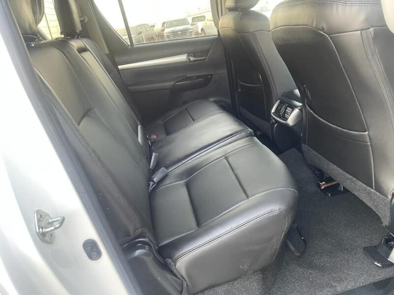 2019 Toyota Hilux SR5 Dual Cab 2.8L 1GD-FTV 4 Cylinder Diesel Turbo White Black Pickup