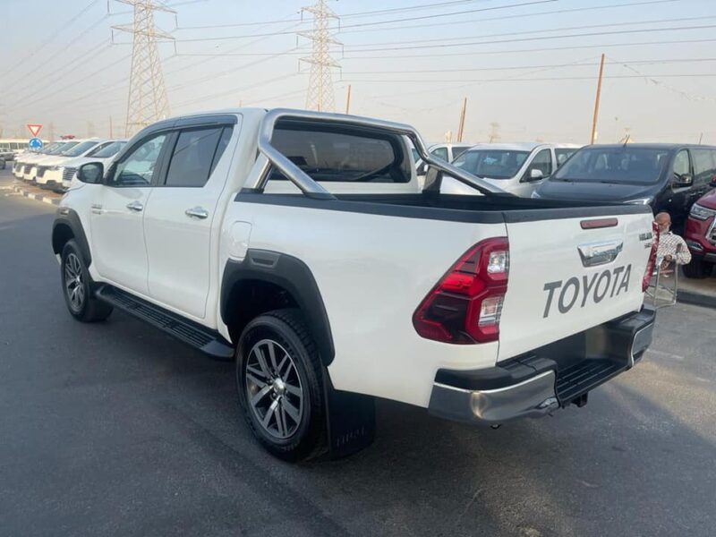2019 Toyota Hilux SR5 Dual Cab 2.8L 1GD-FTV 4 Cylinder Diesel Turbo White Black Pickup