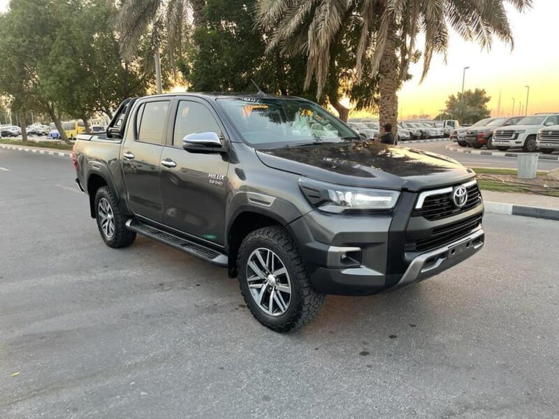 2019 Toyota Hilux SR5 Dual Cab 2.8L 1GD-FTV 4 Cylinder Diesel Turbo Grey Black Pickup