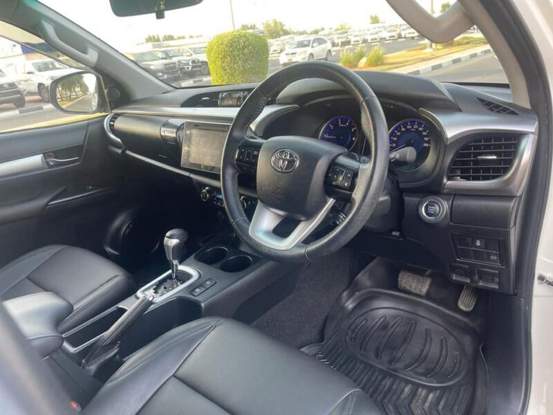 2019 Toyota Hilux SR5 Dual Cab 2.8L 1GD-FTV 4 Cylinder Diesel Turbo White Black Pickup