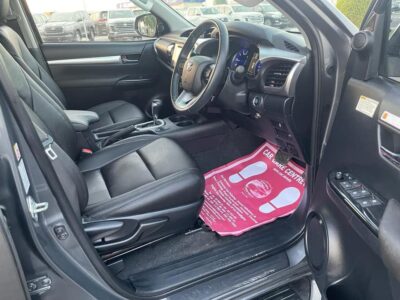 2019 Toyota Hilux SR5 Dual Cab 2.8L 1GD-FTV 4 Cylinder Diesel Turbo Grey Black Pickup