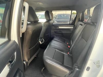 2019 Toyota Hilux SR5 Dual Cab 2.8L 1GD-FTV 4 Cylinder Diesel Turbo White Black Pickup